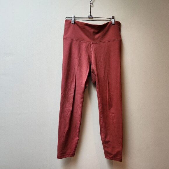 Old Navy active brick red soft leggings / tights - Picture 1 of 4